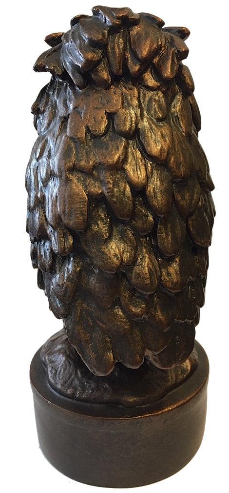 Giambologna Owl Statue Medici Gardens Impressionistic Lifelike 6.75H - Museumize.com