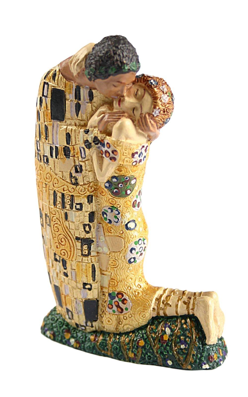 Pocket Art Klimt The Kiss Miniature Statue Figurine 3.75H - Museumize.com