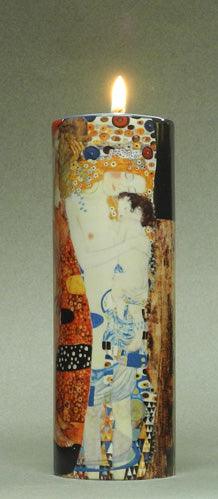 Klimt Mother and Child Three Ages Motherhood Gift Tealight Candleholder 5.75H - Museumize.com