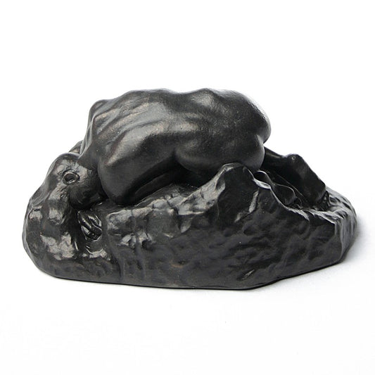 La Danaide Nude Curled on a Rock Statue by Rodin Bronze Finish 5.5L