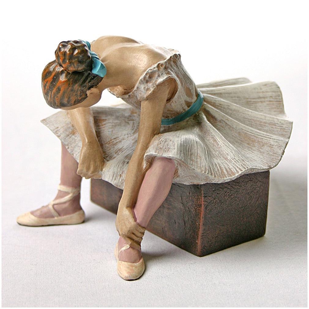 Ballerina Waiting in Tutu for Audition L'attente Statue by Degas 4H - Museumize.com