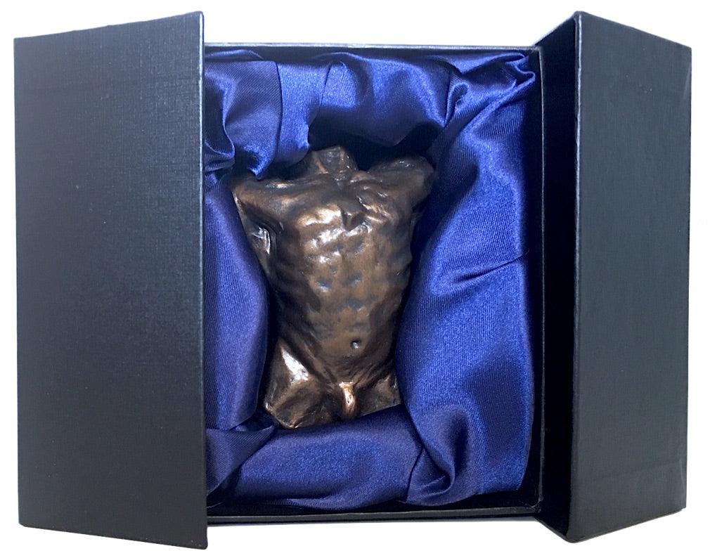 Pocket Art Rodin Male Torso of the Falling Man Miniature Statue Parastone 3.25H - Museumize.com