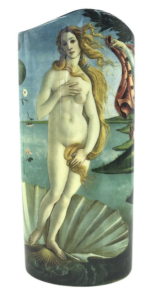 Botticelli Birth of Venus on Shell Renaissance Museum Art Ceramic Flower Vase 9H - Museumize.com