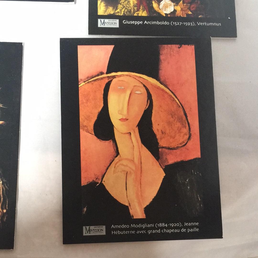 Small Prints Bosch Klimt Modigliani Toulouse-Lautrec set of seven 8L AS IS ATTIC no returns - Museumize.com