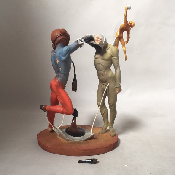 Poetry of America Cosmic Athletes Statue by Dali 6.5H AS IS no returns attic