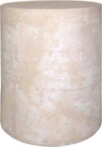 Medium Round Drum Pedestal End Table Column 18H - Museumize.com