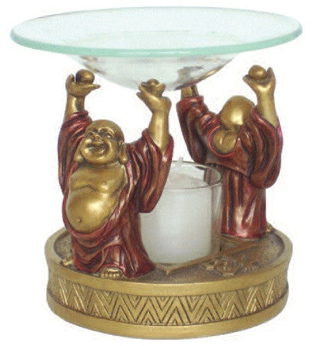 Museumize:Happy Buddha Ho Tai Aroma Fragrance Diffuser Burner 4H - O-149GR