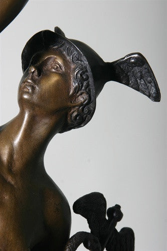 Museumize:Mercury / Hermes Lost Wax Bronze Sculpture by Giambologna 32H