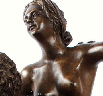 Museumize:Rape of Sabines Statue Lost Wax Bronze Metal 23H