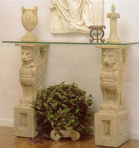 Museumize:Winged Lion Renaissance Console Base 34.75H - 5012