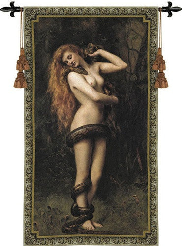 Lilith Nude Wrapped in Snake Tapestry - 6791 - Museumize.com